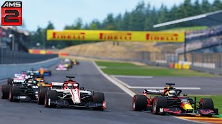 AMS2  | VR |  Doing a short 7 lap F1 race at Spa with custom liverys |