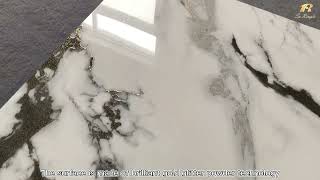 luxury panda white marble tile manufacturer