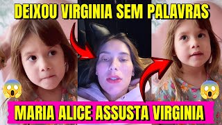 De Arrepiar! Maria Alice Faz Pergunta Assustadora e Deixa Virginia Sem Palavras!