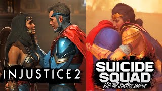 Superman Vs.  Wonder Woman (Suicide Squad & Injustice 2 Comparison)