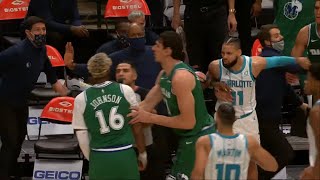 James Johnson Vs Cody Martin Fight Mavericks Vs Hornets