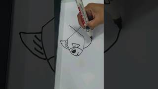 AYO MENGGAMBAR IKAN 🐟 #shorts #short #drawing #menggambar #shortvideo #ytshorts #feed #draw #fyp