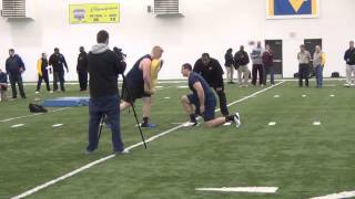 2014 West Virginia Pro Day: Offensive Line Work