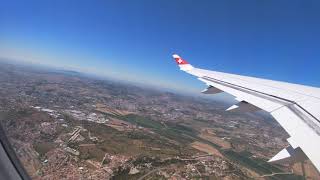 [4K] SWISS A220 Takeoff from LISBON AIRPORT