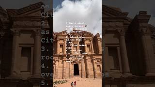 5 Facts about Petra in Jordan 🇯🇴 #petra #jordantravel #traveller #travelstory #travelvlog