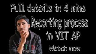 How to report at VIT AP|| #reporting #vitap #vitapuniversity #trendingvideo @Prasadforlifestyle