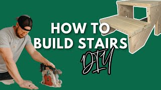 DIY STAIRS AND STRINGERS