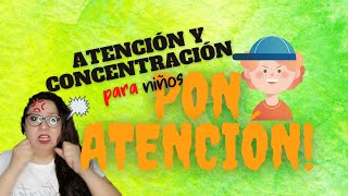 🔺 ACTIVIDADES de ATENCIÓN🔎 Y CONCENTRACIÓN para NIÑOS de PREESCOLAR y PRIMARIA