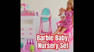 Barbie Baby & cute Nursery Room  #barbiebaby  #nurseryrhymes  #nurseryroom