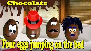 Chocolate Eggs | Jumping On The Bed | Surprise Eggs | videos for kids