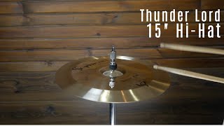 Symrna Cymbals - Thunder Lord 15" Hi-Hat