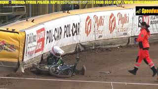 Sturz/Crash/Upadek Kacper Tkocz + Kacper Teska (1.Pl. Liga Speedway)