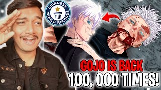 Saying GOJO COMING BACK 100,000 Times!🔥| World Record for GOJO'S RETURN | BBF LIVE