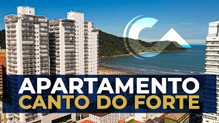 Apartamento FRENTE MAR com 4 dormitórios, no bairro Canto do Forte em Praia Grande / SP