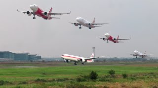 NONTON PESAWAT TERBANG TAKE OFF MENGANTRI DI BANDARA KERTAJATI MAJALENGKA 2024 PLANE SPOTTING