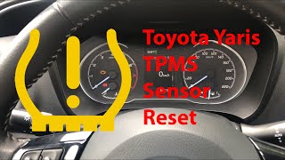 Toyota Yaris - TPMS Sensor Reset