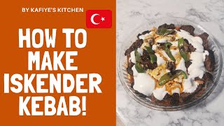 How to make Iskender Kebab | English + Turkish