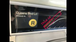 R160 (R)train announcements to Roosevelt Avenue