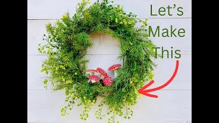 Lets Make a Cottagecore Mushroom Wreath