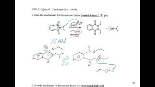 CHM 252 Quiz 7 Spring 2023