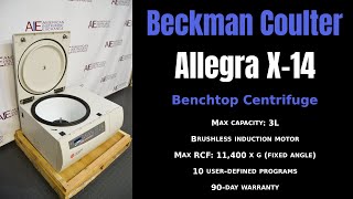 Beckman Allegra X-14 Benchtop Centrifuge (Item - 1264K CENTRI)