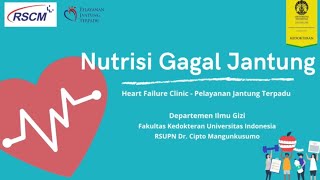 Nutrisi Gagal Jantung