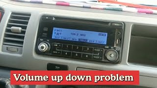 how to remove stereo toyota hiace bus and repearing stereo