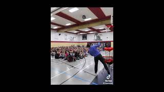 Amazing Frisbee Trick Shot | School Edition