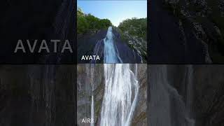 Quick Comparison of footage styles - DJI AIR3 to DJI AVATA 4K SHORT - ABER FALLS #avata #air3