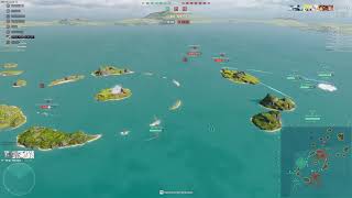 World of Warships Clan Battle (Season 27) “Asp” [4-FUN] vs [W_P_A] No "Detonation" Flag