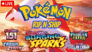 LIVE Pokemon RIP N SHIP! NIGHT OF THE PIKACHU!