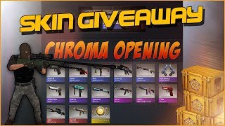 CSGO - SKIN GIVEAWAY!! - CHROMA CASE!!