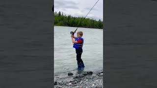 Fishing For the Alaska Red Salmon.