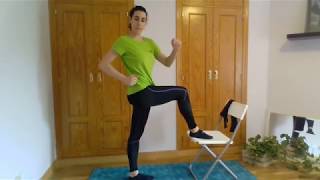 Pilates Intermedio de pie sin material