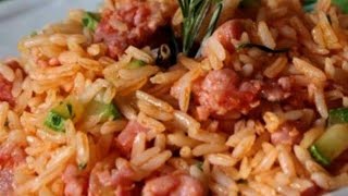 Completo na panela | arroz com linguiça Toscana | muito fácil