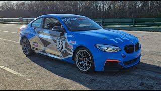 BMW M240iR laps at VIR