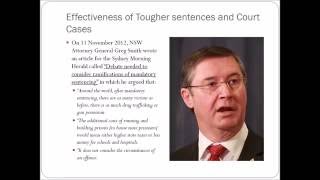 Legal Response (Sentencing) to Alcohol Fuelled Violence (Prelim Legal Studies)