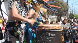 Ollin Anahuac Aztec Dance Group 2014 San Francisco Carnival Parade