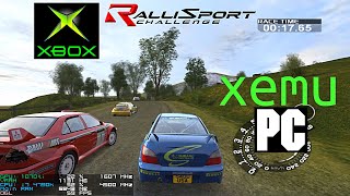 XBOX RalliSport Challenge on PC XEMU emulator HD