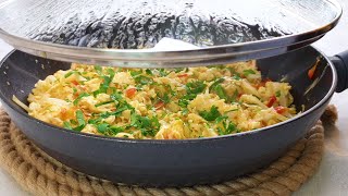 КАПУСТА и ЯЙЦА! Всегда готовлю, когда нет времени! Cabbage in a pan recipe. ASMR