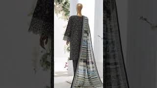 Bin Saeed Exclusive RTW Chikankari Embroidered Khaddar