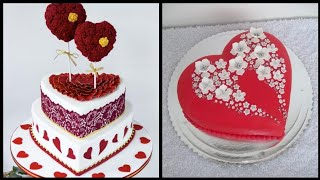 How to decorate DIY Valentine's Day Cake | Cake Decorating ideas | Valentine Cake