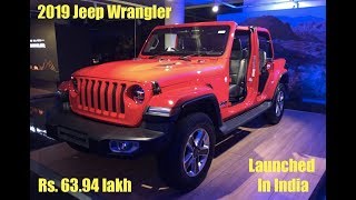 2019 Jeep Wrangler India launch | Walk Around | Exterior and Interior