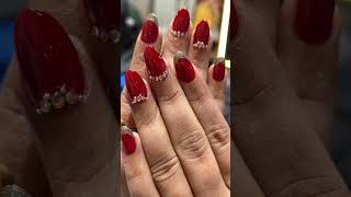 bridal nails design part1#nails#nailextension#naildesign#music#bridal#jasminesandlas#trendynail