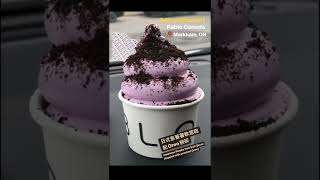 Pablo日式紫蕃薯軟雪糕(配Oreo餅碎) Japanese Purple Yam Soft Serve + Crushed Oreo #多倫多 #多倫多生活 #加拿大