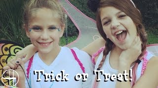 Fairies go Trick or Treating on Halloween Adventure! Halloween Costumes and Candy hopes vlogs