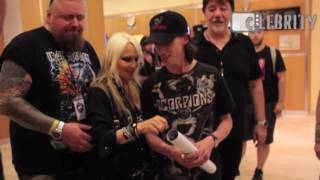 Doro Pesch greet fans after show in Moscow, 30.07.2016