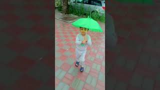 Cute baby#dubai rain #shortsvideo#youtubeshort