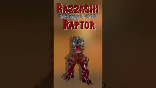 🦖🦖Raptor's Roar: My 58th Venture for the Armored Razzashi Raptor🦖🦖