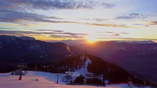 Sonnenuntergang auf der Plose (Südtirol)